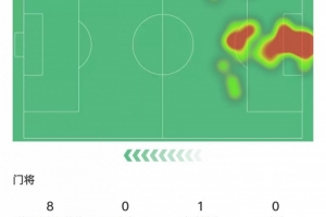 门神！维卡里奥本场数据：8次禁区内射门扑救+2次解围，获评10分