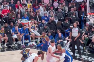 这配合天衣无缝💯杨瀚森默契手递手+掩护，助阿夫迪亚轻松取分