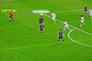 再复习亿遍：赖斯对皇马任意球梅开二度后大家的反应！